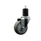 Service Caster 3.5'' SS Gray Poly Wheel Swivel 1-3/4'' Expanding Stem Caster SCC-SSEX20S3514-PPUB-134 - alternate 1